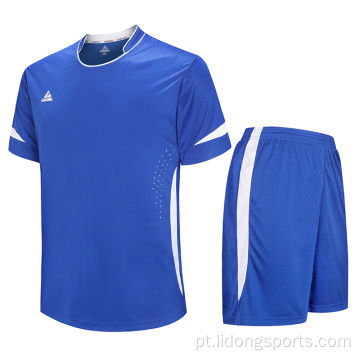 Jerseys de poliéster Futebol Camisas de Time de Futebol